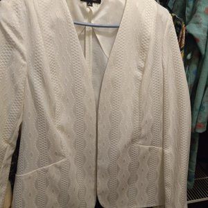 NINE WEST CREAM/IVORY BLAZER